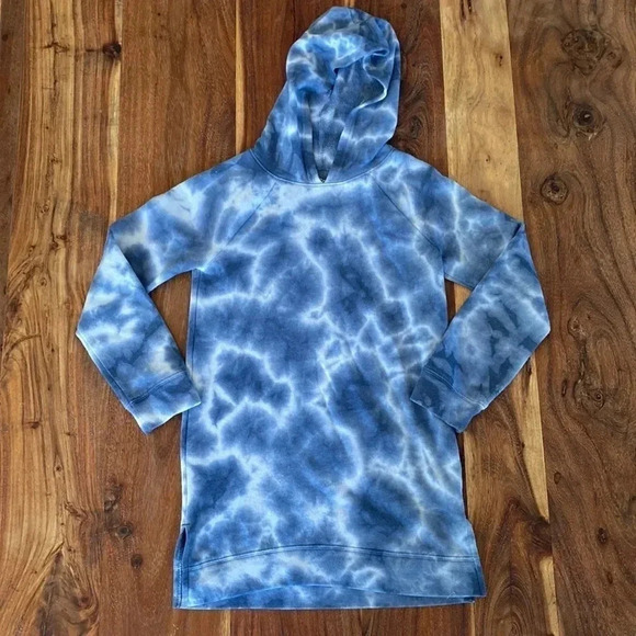 SO Blue Water Long Hoodie Size Small (7) - Picture 1 of 6